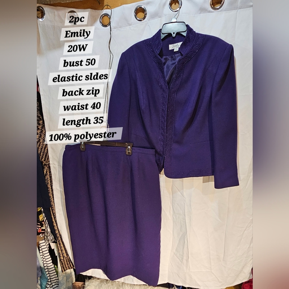 Emily 2pc Skirt  Suit